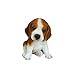 thumbnail image 3 of Hi-Line Gift 87771-G Figurine Chiot Beagle Assis, Hauteur 6 Pouces, Brun et Blanc, 3 of 4