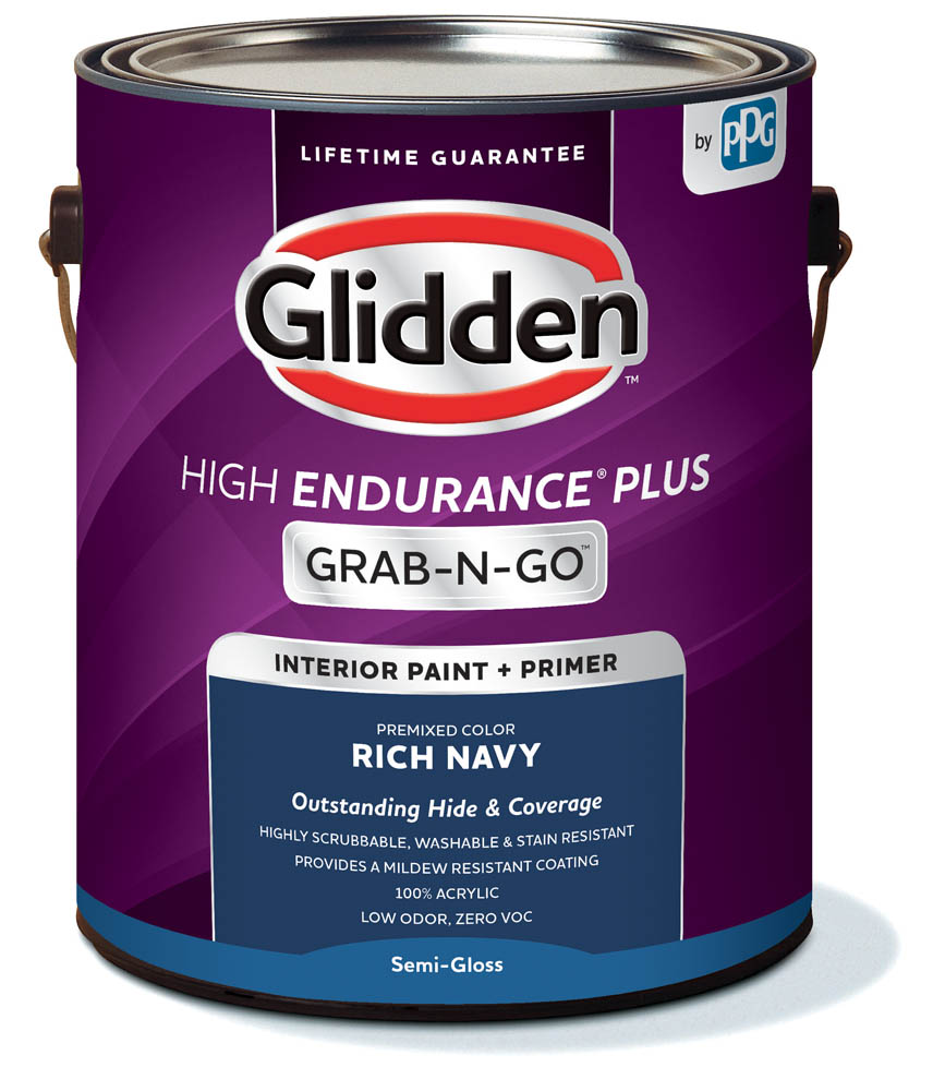 Glidden High Endurance Plus GrabNGo SemiGloss Interior Paint