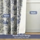 thumbnail image 3 of Cortina DriftAway Vintage Toile de lino opaco, 230 x 132 cm, color azul marino, 3 of 9