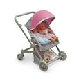 thumbnail image 5 of Voyage Twin Carriage Doll Stroller - Gray/Pink, 5 of 12