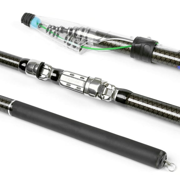 MIXFEER 2.7m/3.6m/4.5m/5.4m/6. Telescopic Fishing Rod Carbon Fiber Fishing Rod