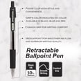 thumbnail image 3 of BAZIC Ballpoint Spencer Black Retractable Pen Soft Grip 1.0 mm, (5/Pack), 1-Pack, 3 of 7