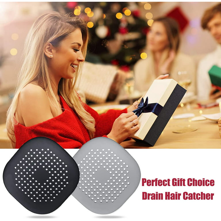 Shower Drain Hair Catcher Silicone Hair Stopper With Suction Cup