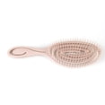 thumbnail image 1 of Dientes finos PP Peine Scalp Masaje enderezamiento Masajeador Masajeador Profesional Barberos Salón Portátil Travel Travel Tools Khaki Inevent CE001318-02, 1 of 7