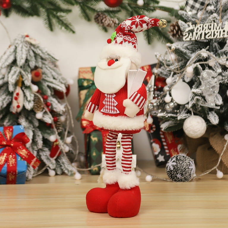 Cute Christmas Doll Santa Claus Doll Christmas Atmosphere Good Things  Christmas Snowman