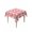 Pink, variant on Tropical Plants Table Cloth, Waterproof Tablecloth for Square Tables, Summer Farmhouse Vintage Blue Camels Reusable Washable Fabric Table Cover for Restaurant Kitchen Dining Tables 54"x54"