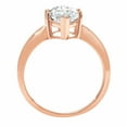 thumbnail image 6 of 2.5 ct Marquise Cut Real Genuine Natural Diamond SI1-SI2 J-K 18K Rose Gold Solitaire Promise Wedding Statement Engagement Designer Ring size 4.5, 6 of 7