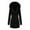 Black, variant on Women's Winter Coat Warm Puffer Jacket Waterproof Winter Parka Coat with Hood