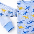 thumbnail image 3 of BenBen Kids Toddler Boy Pajamas Pj Set Long Sleeve Snug Fit Soft & Cozy Size 2Y to 10Y, 3 of 3