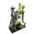 thumbnail image 2 of Tango Dancing Lover Couple Hand Made Metal Wine Bottle Holder Caddy Decor, 2 of 4