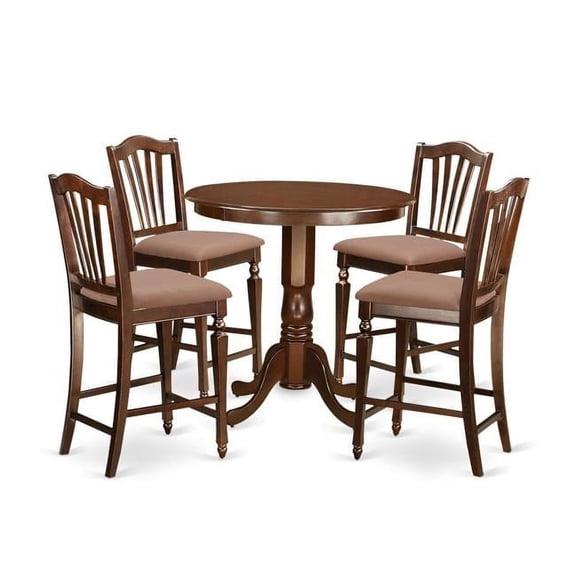 Counter Height Dining Table & 4 Kitchen Chairs, Jackson