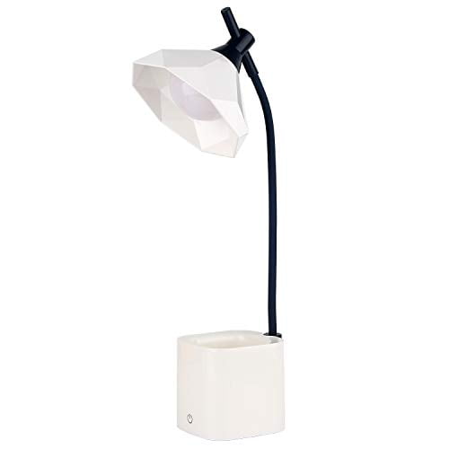 Small Desk Lamps For Kids With Pencil Holder Rechargeable Led Lamp 3 Dimming Levels Adjustable Brightness Goose Neck Lights Teens Girls Boys Students Battery Operated Lighting Com Small Desk Lamps For Kids With Pencil, Desk Lamps For Kids