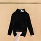 thumbnail image 2 of Suéter De Cuello Alto Para Niños Otoño Invierno Niños Suéter De Cuello Alto Suéter Negro Odeerbi  LM103-2910, 2 of 4