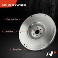 thumbnail image 5 of A-Premium Clutch Flywheel Compatible with Toyota Yaris 2007-2018 Echo 2000-2005 & Scion xB xA 2004-2006 1.5L Manual Transmission 6 Bolt Holes 106 Teeth Replace# 13405-21030, 5 of 9