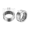 thumbnail image 2 of Uxcell 1/2x11/16x5/16" Needle Roller Bearings Full Complement Drawn Cup Steel Silver Tone 5pcs, 2 of 5