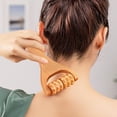 thumbnail image 2 of Manual Handheld Roller Massager Professional Wooden Body Massage Tool for Shoulders, Face, Thighs, Back, Hands Style A, 2 of 6