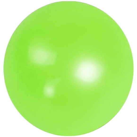 Glow in The Dark Sticky Globbles Balls, Glowing Stress Relief Ball, Sick to The Wall & Slowly Fall Off, Squishy Toys for Kids and Adults, Fun Toy for ADHD, OCD, ACD, Anxiety (45mm, Green 1pc)