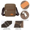 thumbnail image 6 of NWOKYZGH Mens Crossbody Bag, Canvas Messenger Bag for Men, Vintage Shoulder Bag with Adjustable Strap, 6 of 6