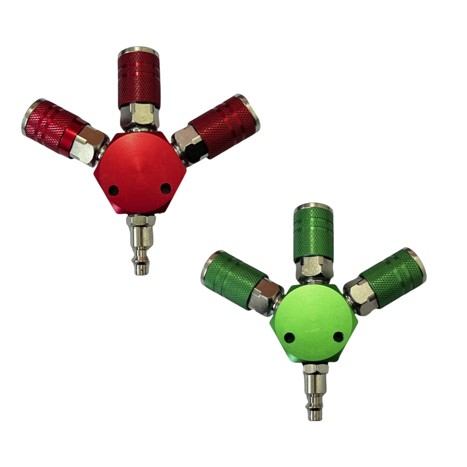 Three WAY Manifold Quick Coupler Coupling For Air Compressor Tool Manifold Split Hose Connectors for Industrial Workers