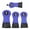 Blue, variant on yotijay 4Pcs Golf Club Head Covers with Number Tag Professional Golf Club Protection Black
