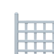 DuraTrel Country 35 x 66 White Vinyl Wall Trellis