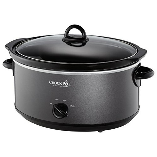 Crockpot SCV700-KC Crock Bot, 7 cuartos, carbón