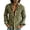 Army Green, variant on Men's Boho Floral Print Long Sleeve Shirt 70s Vintage Button Up Shirt Relaxed Fit Holiday Party Wear Shirt