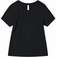 thumbnail image 5 of ARRIA Women's Slim Fit Scoop Neck T-Shirt, Ultra-Soft Stretch Cotton Short Sleeve Basic Tee, 5 of 7