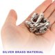 thumbnail image 5 of VERDANVERSE 4Ud Extensor De Para Neumáticos Con Cierre Plata Para Autos, 5 of 6