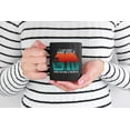 thumbnail image 2 of I Like Beer and Golf and Maybe 3 People, Introvert Golf Player, Golfing or Golfer, Black 11oz Ceramic Mug, 2 of 5