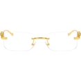 thumbnail image 3 of GFDYREE Rimless Oversized Sunglasses for Women Men Rectangular Frameless Fashion Shades, 3 of 7