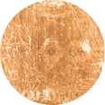 thumbnail image 1 of Ahgly Company Indoor Round Abstract Orange Contemporary Area Rugs, 8' Round, 1 of 1