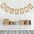 thumbnail image 3 of OULII 1 Set WELCOME Banner Decorations Kraft Paper Rectangular Cards For Birthday Party, 3 of 3