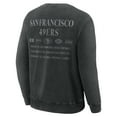 thumbnail image 3 of Men's Fanatics Black San Francisco 49ers Deep Route Pullover Sweatshirt, 3 of 3