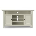 thumbnail image 4 of Amherst 54 inch Wide Solid Wood Transitional TV Stand in Antique White, 4 of 13