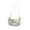 White, variant on Stylish Womens Single Shoulder Bag with Chain Grunge Star Rivets Underarm Bag PU Armpit Purse Zippered Handbag