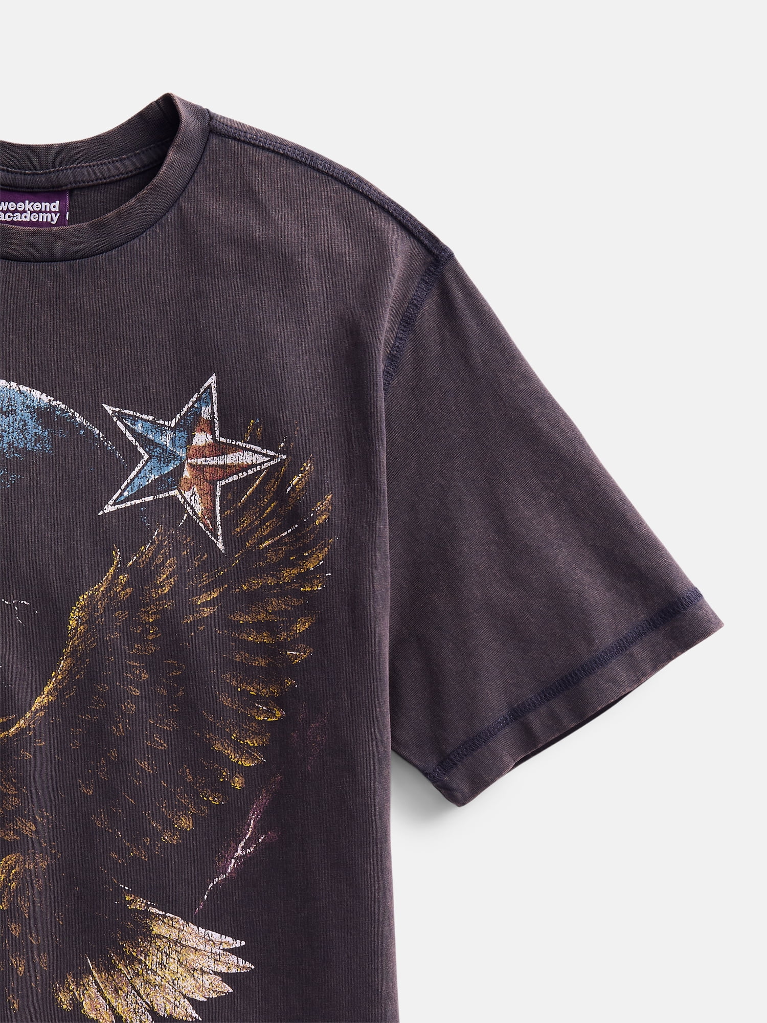 Weekend Academy Boys Garment Washed Graphic Tee 4-18