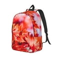 thumbnail image 2 of Daiia Autumn Maple Leaves Vintage Canvas Backpack for Men and Women ,Hiking Backpack,Travel Laptop Bag for School,Large Capacity Backpack, 2 of 8