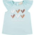 thumbnail image 3 of BTween Girls 4-Piece Summer Tops | Fashionable Short Sleeve T-Shirt | Casual Daily Shirt for Kids - Assorted Colors, 3 of 5