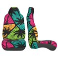 thumbnail image 2 of LAKIMCT Abstract Geometry Palm Car Seat Covers Vehicle Front Seat Covers Universal Fit Seat Protector, 2 of 9