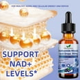 thumbnail image 5 of VitaPLynxera NAD+ Liquid Drops Nicotinamide Riboside Resveratrol 900mg  NAD+ Supplement with Quercetin, Collagen, Biotin 6-in-1 Formula for Women & Men | 60ml, 5 of 12