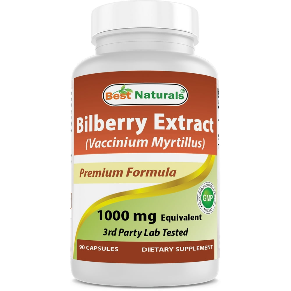 Best Naturals Bilberry Extract 1000 mg, 90 Ct