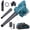 Blue Version with 1 Battery, variant on Cordless Brushless Handheld Leaf Blower, Portable Rechargeable Air Blower for Yard Leaf Clearing, Dust Removal and Vehicle Cleaning, Multipurpose Outdoor Maintenance Power Tool