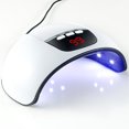 thumbnail image 2 of Lámpara secadora de uñas inteligente de 54 W, portátil, LED, UV, herramienta de curado de gel inteligente para uñas de manos y pies, carga USB, 2 of 9