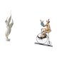thumbnail image 5 of Figura de , estatua de plumas, colección de esculturas, artesanías decorativas para comedor, gabinete, chimenea, mesa de oficina, adorno, 5 of 8