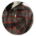 thumbnail image 4 of Gioberti Kids and Boys 100% Cotton Removable Hoodie Plaid Checkered Flannel Shirt, 4 of 5