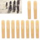 thumbnail image 4 of B Cañas planas accesorio de lengüeta de clarinete 10 piezas Diseño de sastrería especial Amplia compatibilidad Sonido claro Color de madera para instrumento, 4 of 8