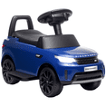 thumbnail image 1 of Qaba Voiture Électrique 6 V Homologuée Land Rover pour Enfants avec Musique, Klaxon, Bleu, 1 of 9