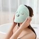 thumbnail image 3 of de toalla facial Compresa fría y caliente Toalla facial antienvejecimiento hidratante pa mujeres Hombres Toalla de Correa de 3 Correa de 3 agujeros verde Baoblaze mascarillas faciales de belleza, 3 of 5