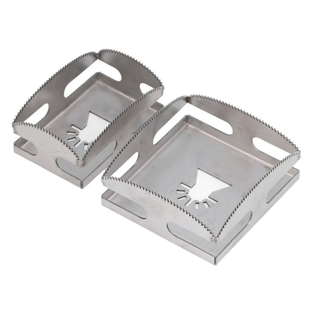 Rectangle Milling Cutters, Electric Drill Accessories Square Slot Cutter Cutting for Single and Double Gang Boxes